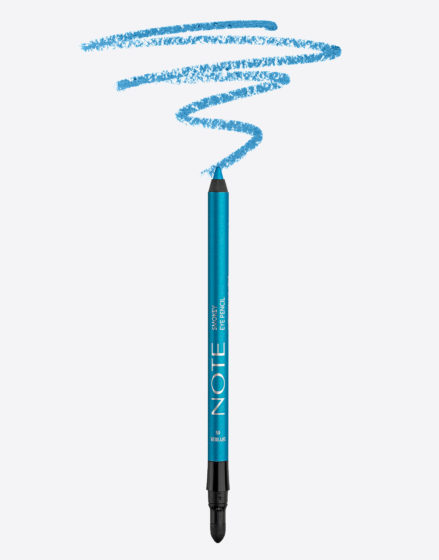 NOTE COSMETICS SWATCH AND CAP ONE IMAGE SMOKEY EYE PENCIL Sky Blue