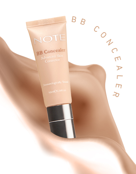 Note BB concealer lifestyle shade swatch